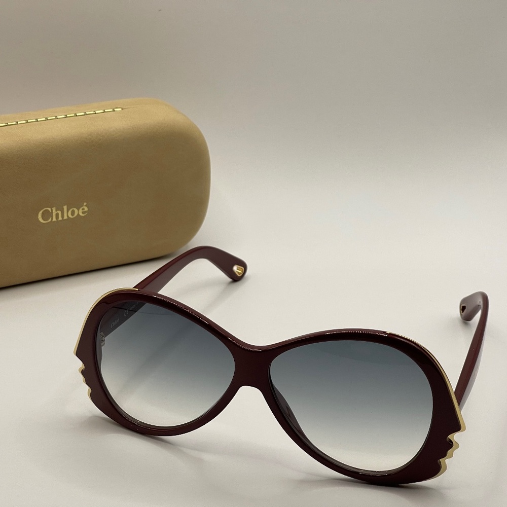 Chloé Cat Eye Sunglasses - Red
